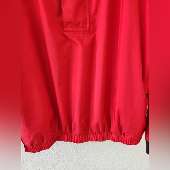 Footjoy Golf Red Light Weight Pullover Jacket Size Med - Picture 2 of 8
